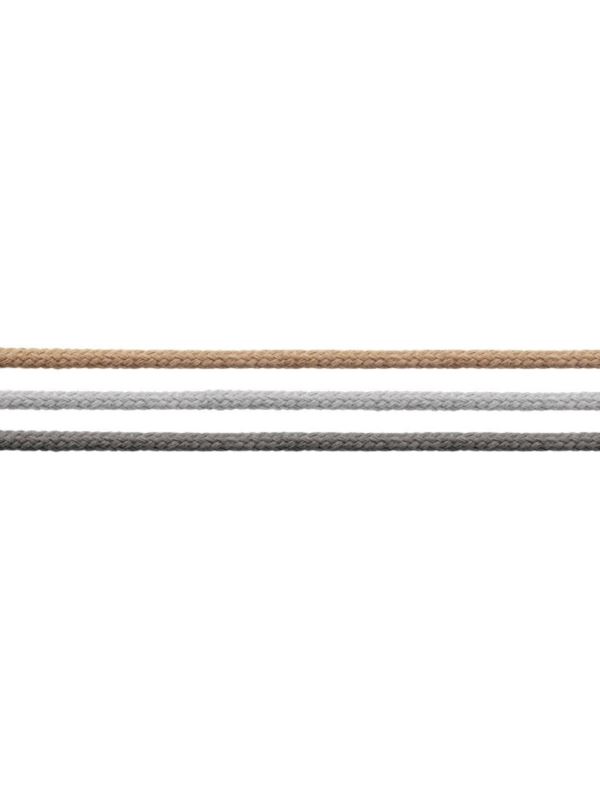Sznurowadła bawełniane okrągłe - 70 cm - 9406/4 - 25par/opak.