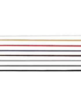 Sznurowadła bawełniane okrągłe woskowane - 60 cm - 3979/2 - 25par/opak.