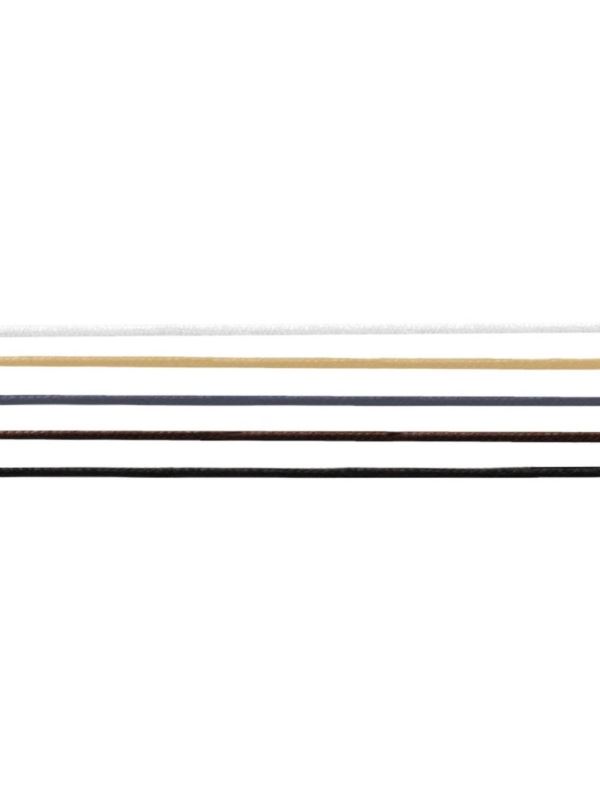 Sznurowadła bawełniane okrągłe woskowane - 120 cm - 3979/2 - 25par/opak.