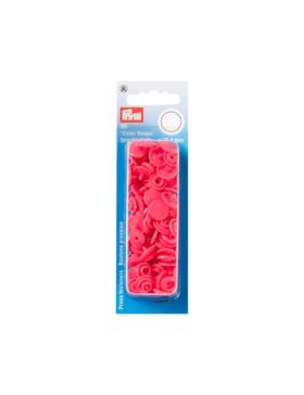 Napy plastikowe PRYM - 12,4 mm - koralowe - 393133 - 30szt./opak.