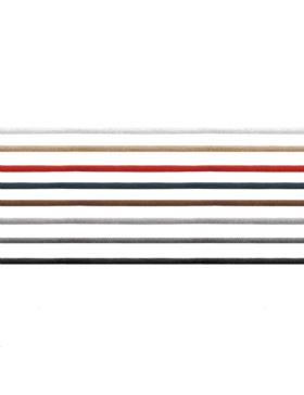 Sznurowadła bawełniane okrągłe cienkie - 90 cm - 3961/25 - 25par/opak.