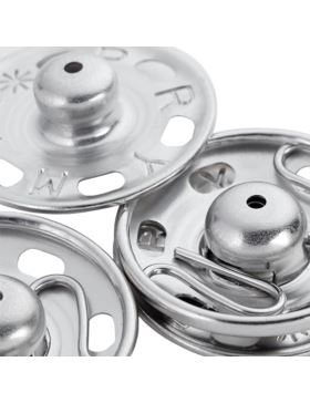 Zatrzaski metalowe PRYM - 11 mm - srebrne - 341246 - 12szt./opak.