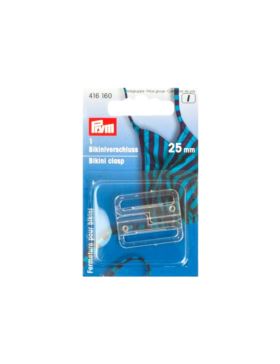 Zapięcie do bikini plastikowe PRYM - 25 mm - transparentne - 416160