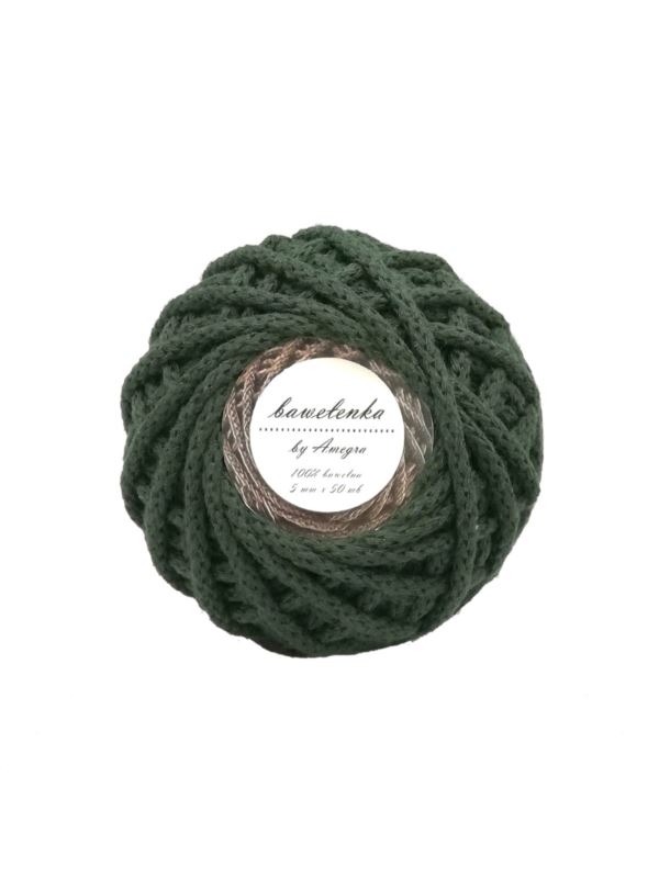 Sznurek bawełniany - Bawełenka - 5 mm - 50mb/opak.