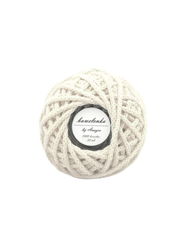 Sznurek bawełniany - Bawełenka - 4 mm - 50mb/opak.