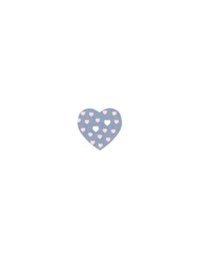 Aplikacje termoprzylepne drukowane LECCO - Heart Love - 06445 - 40szt./opak.