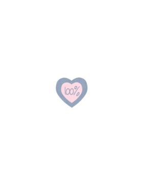 Aplikacje termoprzylepne drukowane LECCO - Heart Love - 06445 - 40szt./opak.