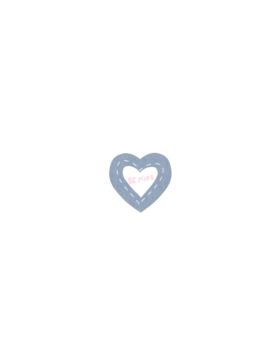 Aplikacje termoprzylepne drukowane LECCO - Heart Love - 06445 - 40szt./opak.