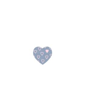 Aplikacje termoprzylepne drukowane LECCO - Heart Love - 06445 - 40szt./opak.