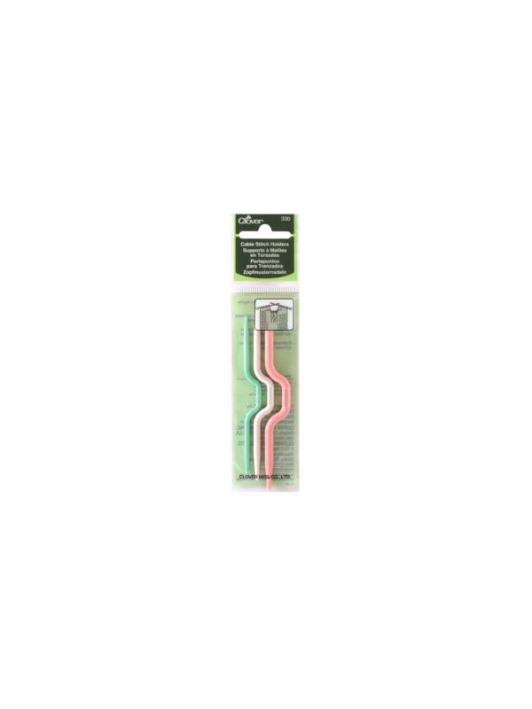 Druty do warkoczy plastikowe CLOVER - 330 - 3szt./opak.