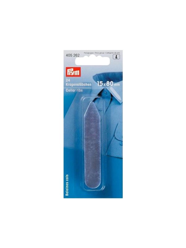 Plastiki usztywniające do kołnierzy PRYM - 80 mm - 405262 - 24szt./opak.