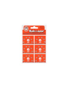 Zatrzaski metalowe KOH-I-NOOR 2/0 - 5 mm - niklowane - 36szt./opak.