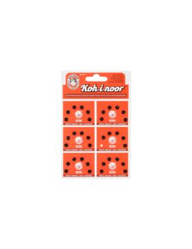 Zatrzaski metalowe KOH-I-NOOR 2/0 - 5 mm - czarne - 36szt./opak.