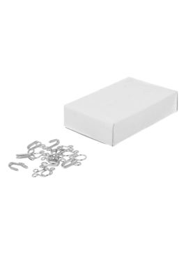 Haftki metalowe KOH-I-NOOR 1 - 14 mm - niklowane - 100szt./opak.