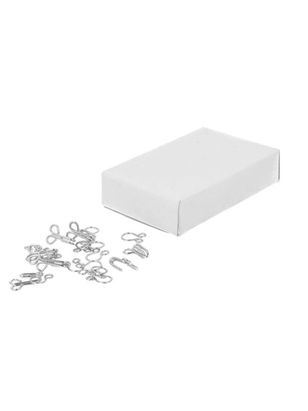 Haftki metalowe KOH-I-NOOR 3 - 12 mm - niklowane - 100szt./opak.