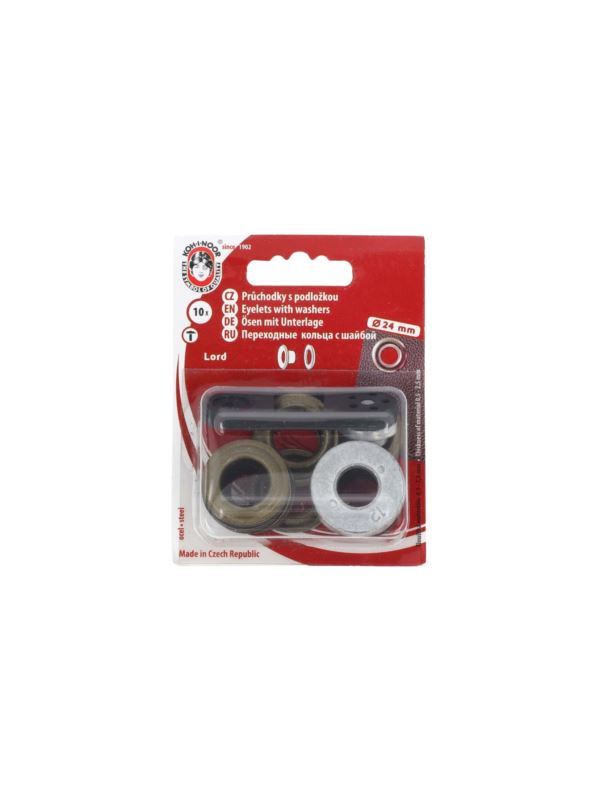Oczka metalowe KOH-I-NOOR 12 - 24 mm - oksyda - 10szt./opak.