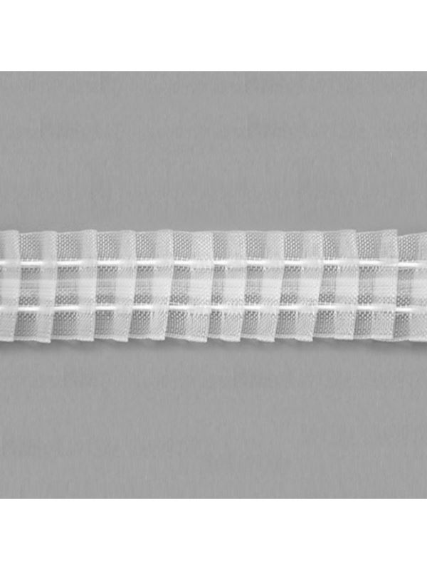 Taśma firanowa ARIADNA monofilamentowa z białym sznurkiem - 85 mm - ołówek (marszczenie 1:2,3) - FM085-31 - 50mb/opak.