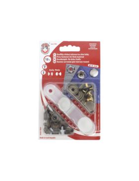 Napy metalowe KOH-I-NOOR - Auto Moto - 15 mm - oksyda - 10szt./opak.