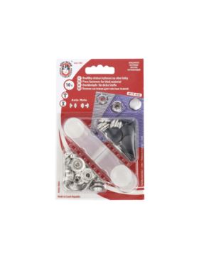 Napy metalowe KOH-I-NOOR - Auto Moto - 15 mm - czarne/niklowane - 10szt./opak.