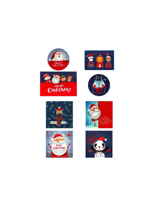 Aplikacje termoprzylepne drukowane LECCO - Christmas - 06479 - 40szt./opak.