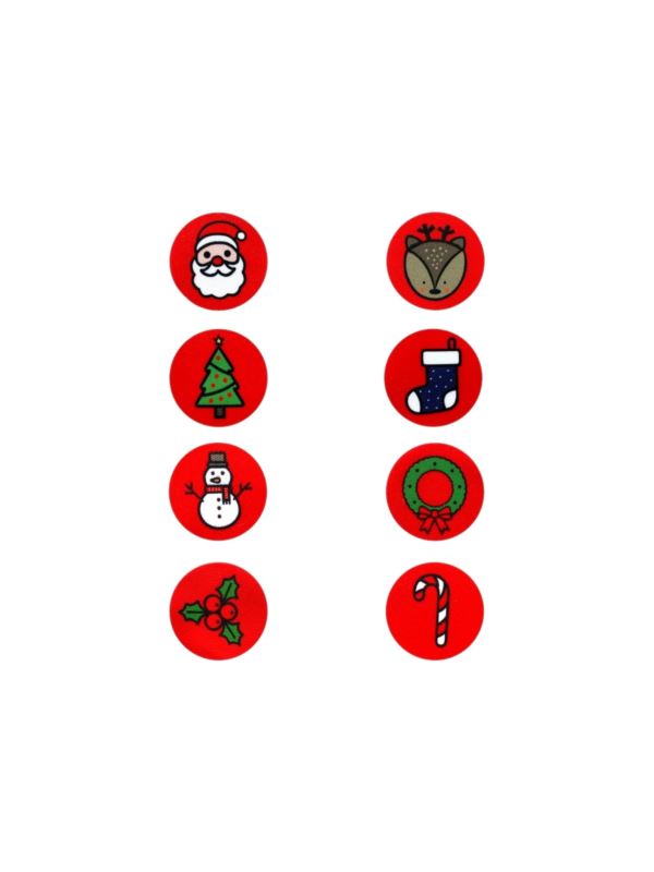 Aplikacje termoprzylepne drukowane LECCO - Christmas - 06478 - 40szt./opak.