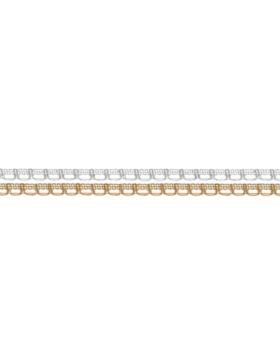 Taśma ozdobna metalizowana dziana - 10 mm - T-10 - 50mb/opak.