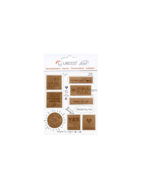 Aplikacje termoprzylepne grawerowane LECCO - Hand Made - 01002 - 8szt./opak.