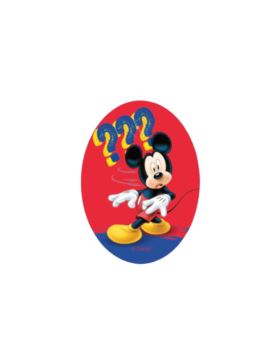 Łaty termoprzylepne drukowane - 8x11 cm - Myszka Mickey - 6799 - 24szt./opak.