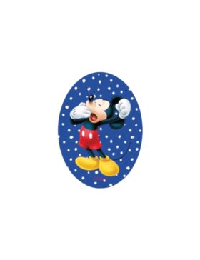 Łaty termoprzylepne drukowane - 8x11 cm - Myszka Mickey - 6799 - 24szt./opak.