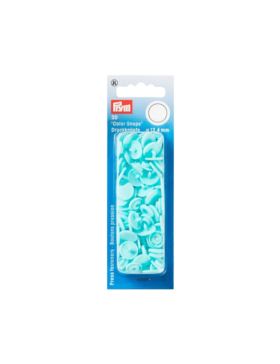 Napy plastikowe PRYM - 12,4 mm - turkusowe - 393159 - 30szt./opak.
