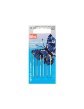 Igły ręczne do haftu bez czubka PRYM - rozm.22 - 125557 - 6szt./opak.