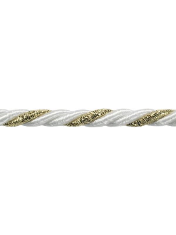 Sznur ozdobny metalizowany - 7 mm - FI-7/2PF - 20mb/opak