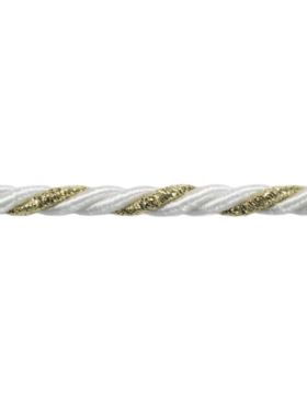 Sznur ozdobny metalizowany - 7 mm - FI-7/2PF - 20mb/opak