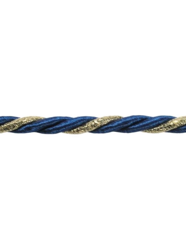Sznur ozdobny metalizowany - 7 mm - FI-7/2PF - 20mb/opak
