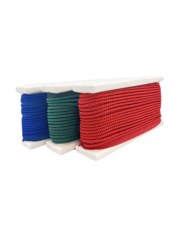 Sznur ozdobny wiskozowy z taśmą - 5 mm - WS-5/Taśma - 20mb/opak.