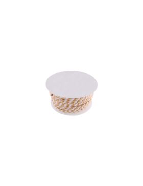 Sznurek ozdobny metalizowany - 3 mm - WS-3/PF - 10mb/opak.