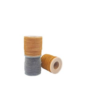 Sznurek ozdobny metalizowany - 3 mm - PERLA-3 - 25mb/opak.