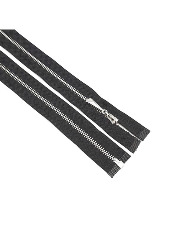 Zamek metalowy rozdzielczy nikiel (ozdobny) VT0-R - 35 cm