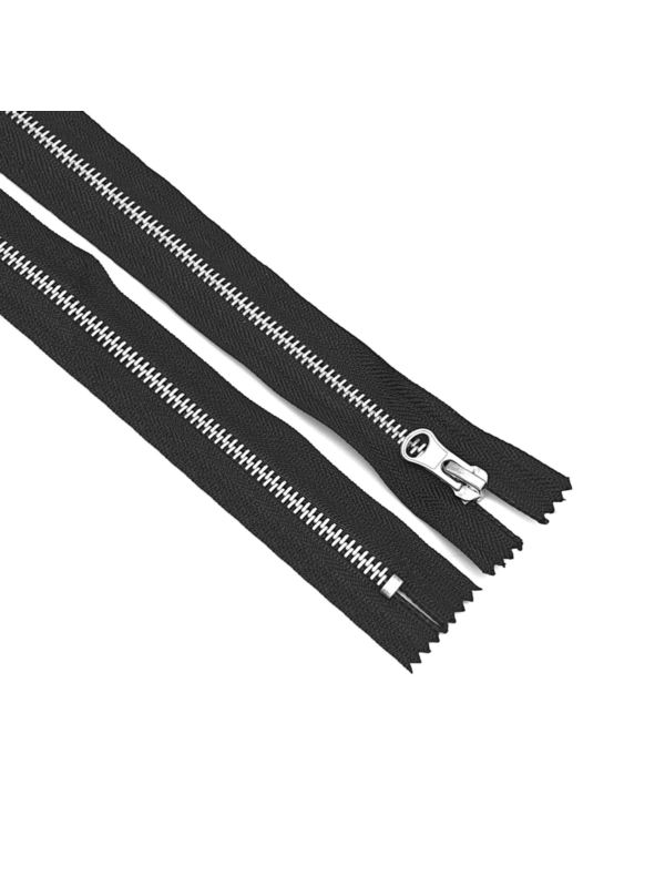 Zamek metalowy nierozdzielczy nikiel VT10-NR - 14 cm