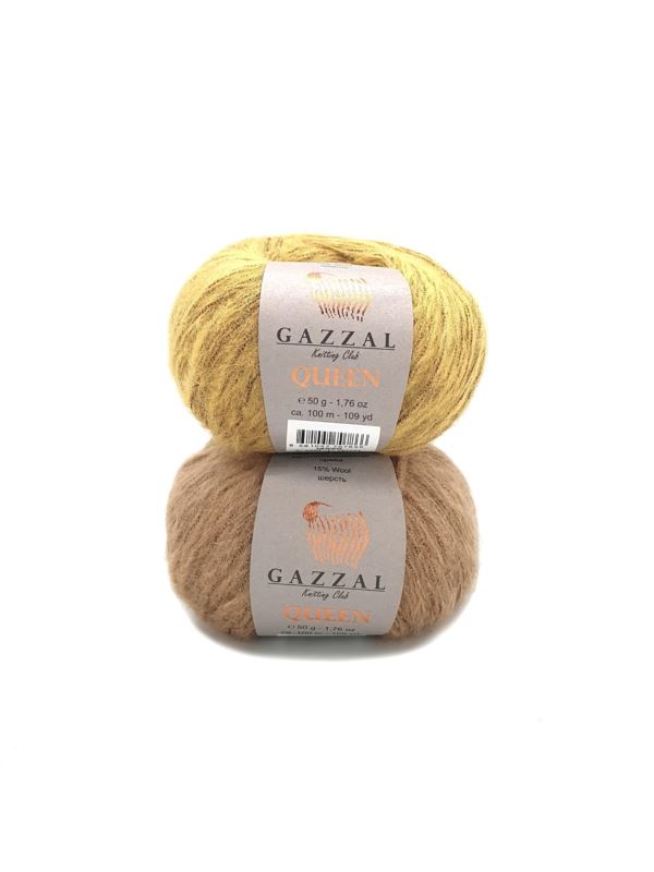 Włóczka - Gazzal - Queen - 0,5kg/opak.