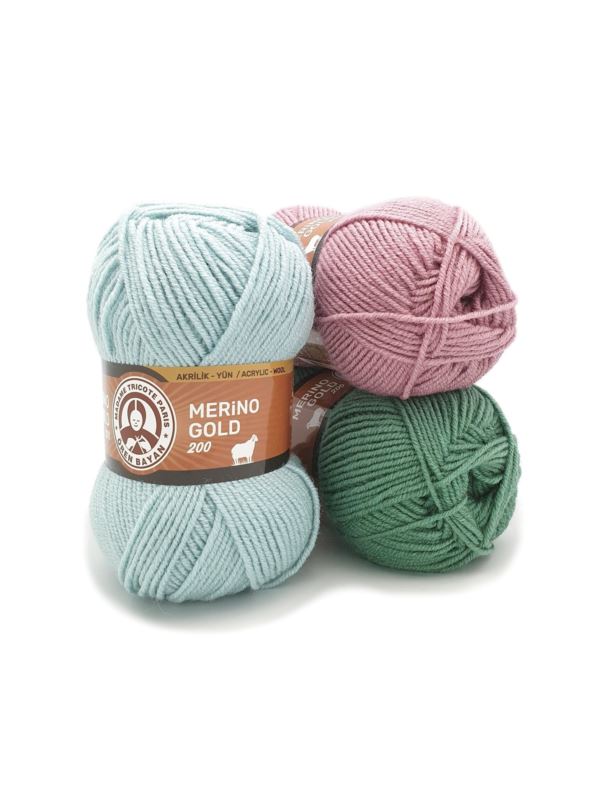Włóczka - Madame Tricote Paris - Merino Gold 200 - 0,5kg/opak.