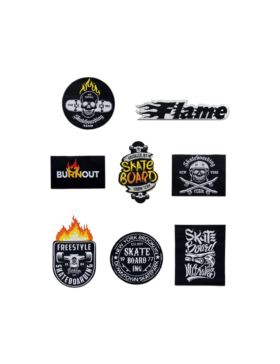 Aplikacje termoprzylepne tkane LECCO - Skate Burn - 03341 - 32szt./opak.