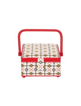 Niciarka PRYM - Retro Red - 19,5x19,5x11 cm - 612013