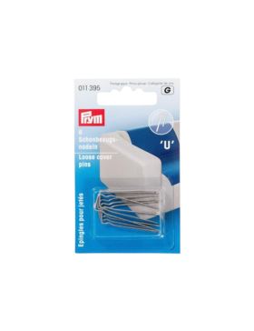 Szpilki krawieckie wygięte PRYM - U-shape - 011395 - 6szt./opak.