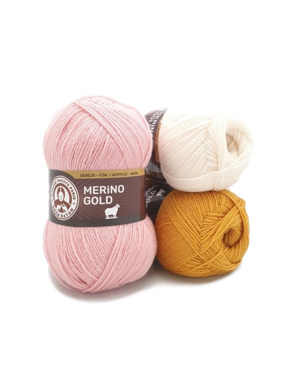 Włóczka - Madame Tricote Paris - Merino Gold 400 - 0,5kg/opak.