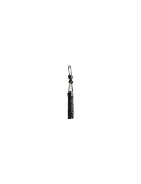 Zawieszka do suwadła PRYM - Leather Imitation - czarna - 482379