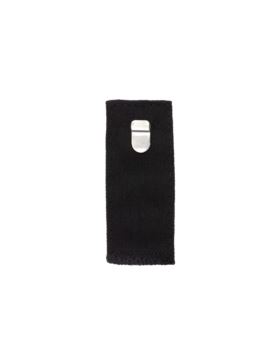 Przedłużacz obwodu w pasie z haftką PRYM - 80x35 mm - czarny - 417608