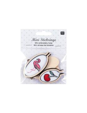 Tamborki owalne mini (pion) RICO DESIGN - 27/52, 34/69 mm - 03548.00.00 - 2szt./opak.