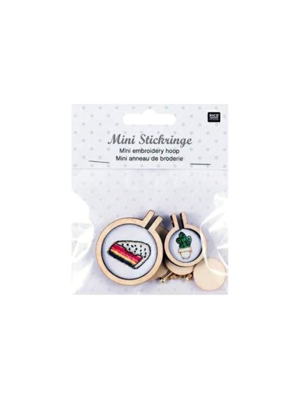 Tamborki okrągłe mini RICO DESIGN - 25/33, 40/48 mm - 03545.00.00 - 2szt./opak.