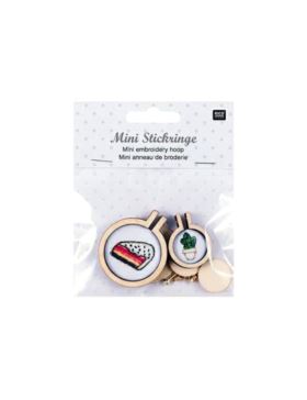 Tamborki okrągłe mini RICO DESIGN - 25/33, 40/48 mm - 03545.00.00 - 2szt./opak.